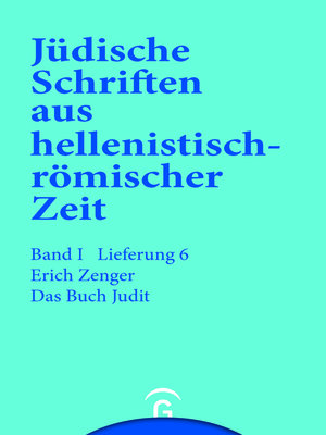 cover image of Das Buch Judit